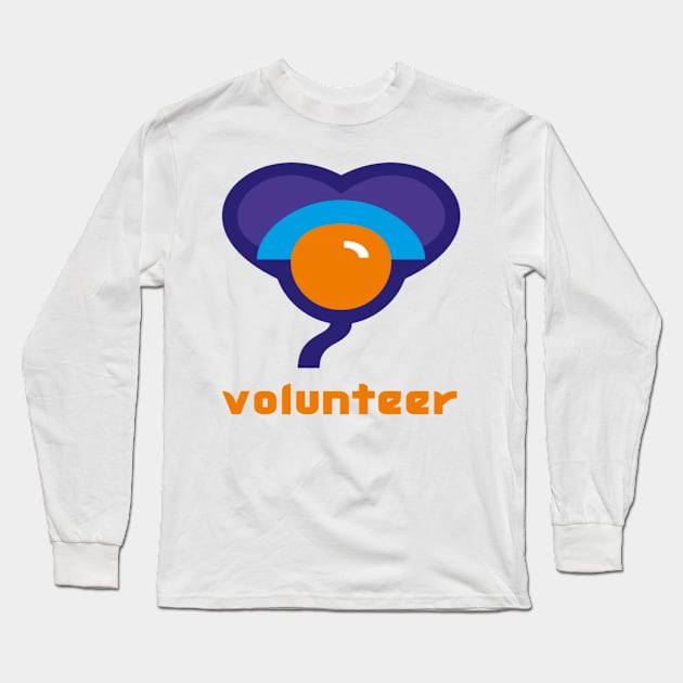 Bharat Parv - Volunteer Only Long Sleeve T-Shirt by Bharat Parv